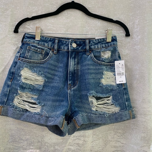 PacSun Pants - Size 25 High Rise Mom Shorts